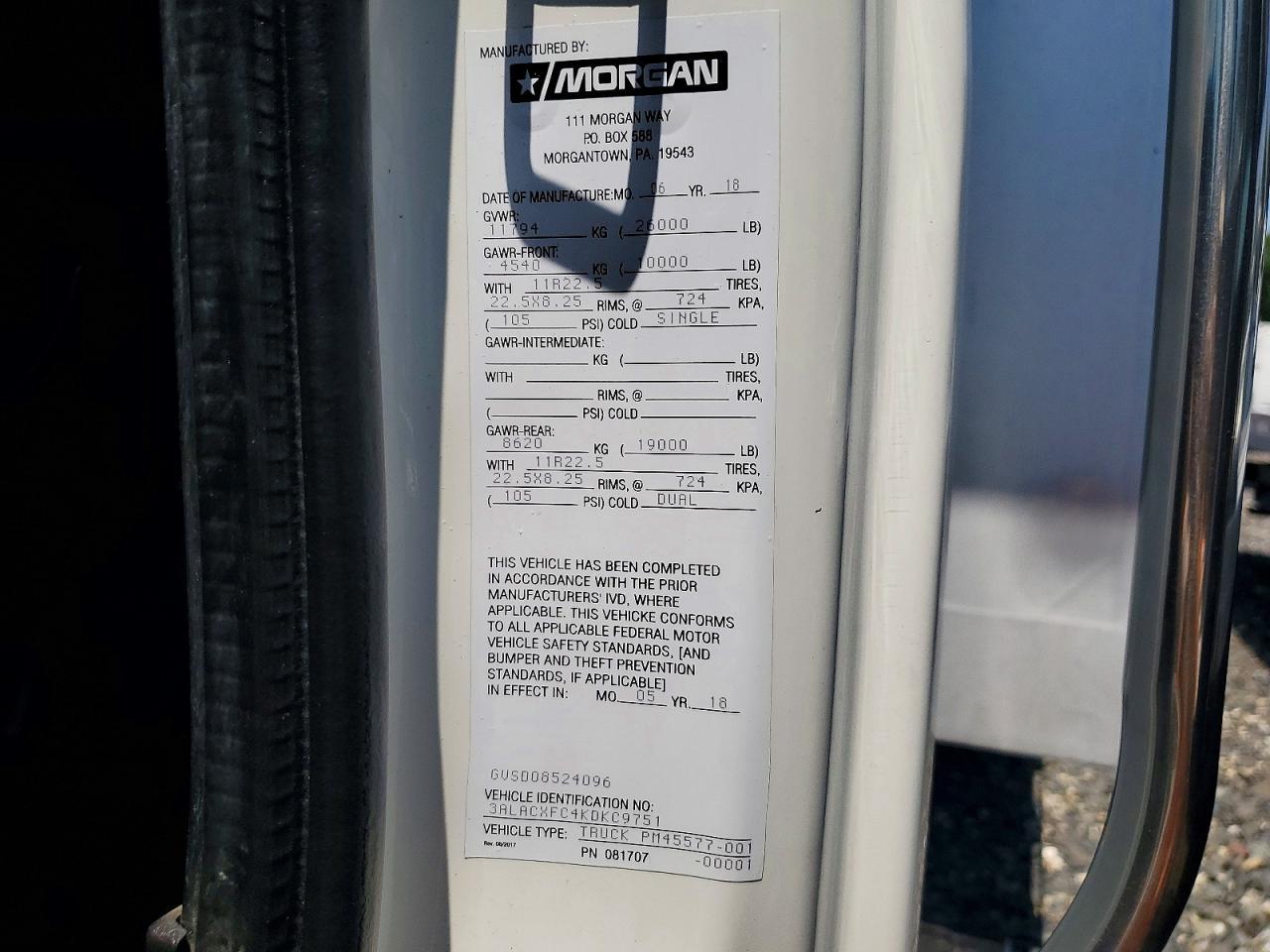 2019 FREIGHTLINER M2 106