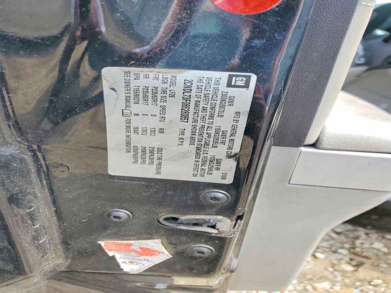 2008 CHEVROLET EQUINOX