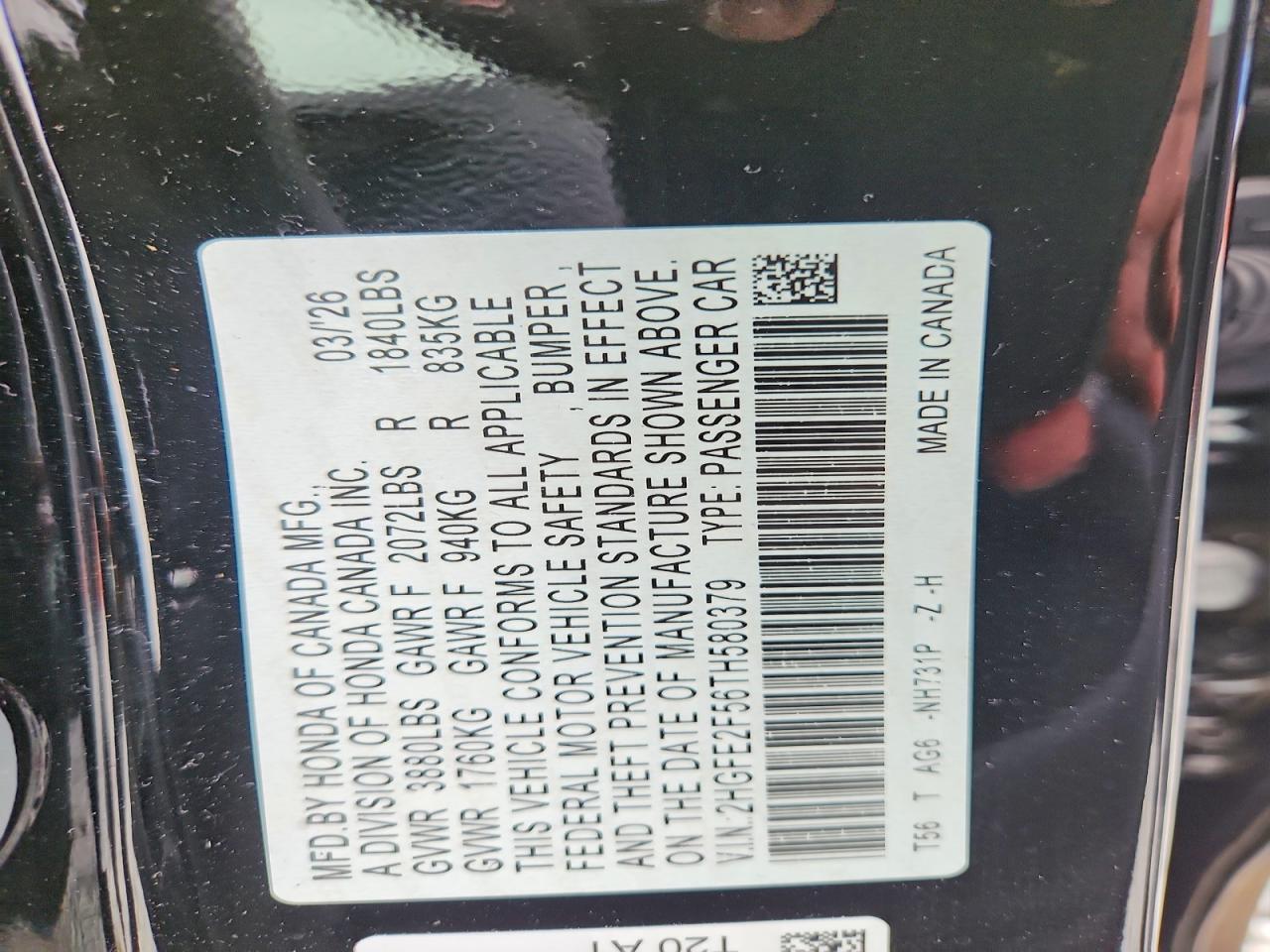 2026 HONDA CIVIC