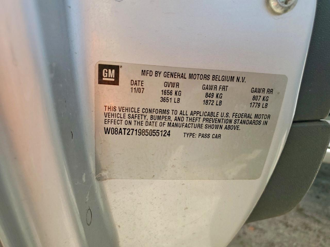 2008 SATURN Astra