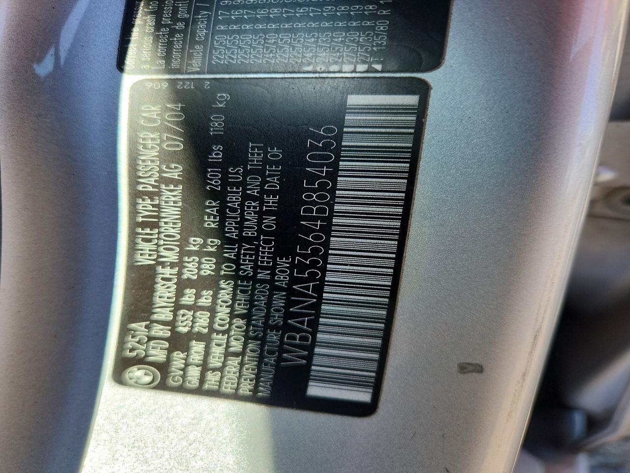 2004 BMW 5 series