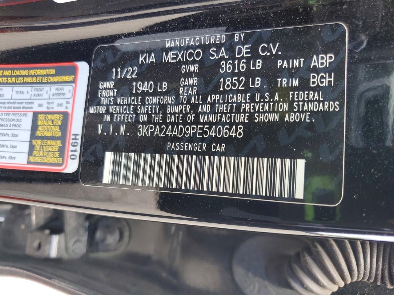 2023 KIA RIO