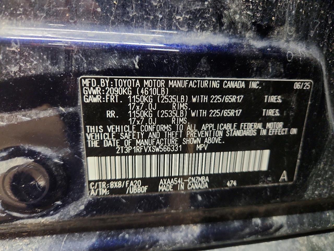 2025 TOYOTA RAV4