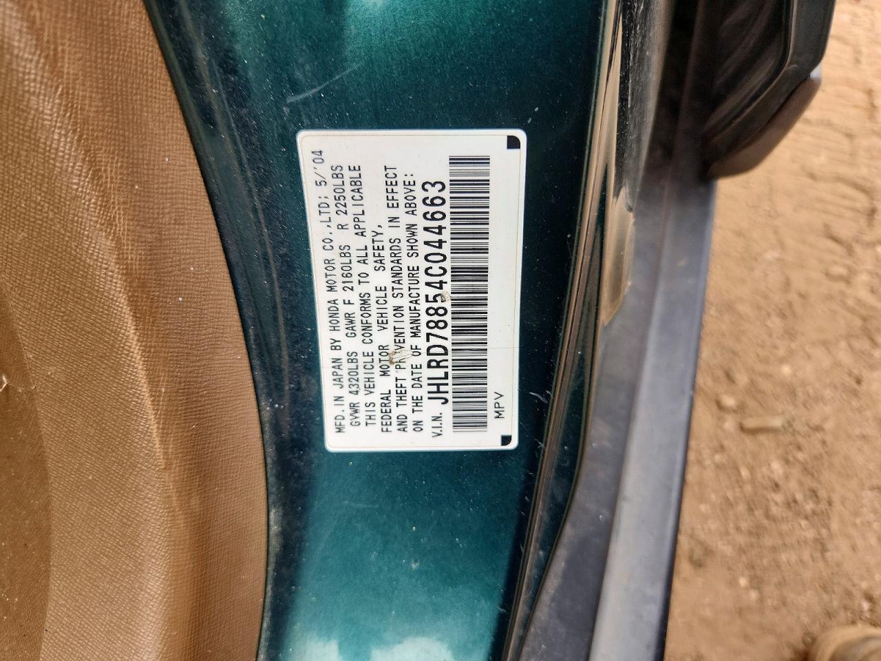 2004 HONDA CR-V