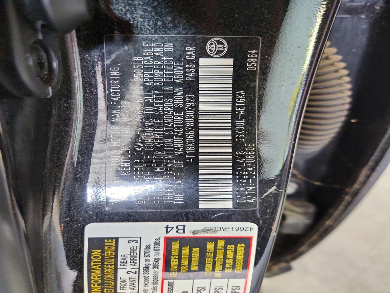 2008 TOYOTA Avalon