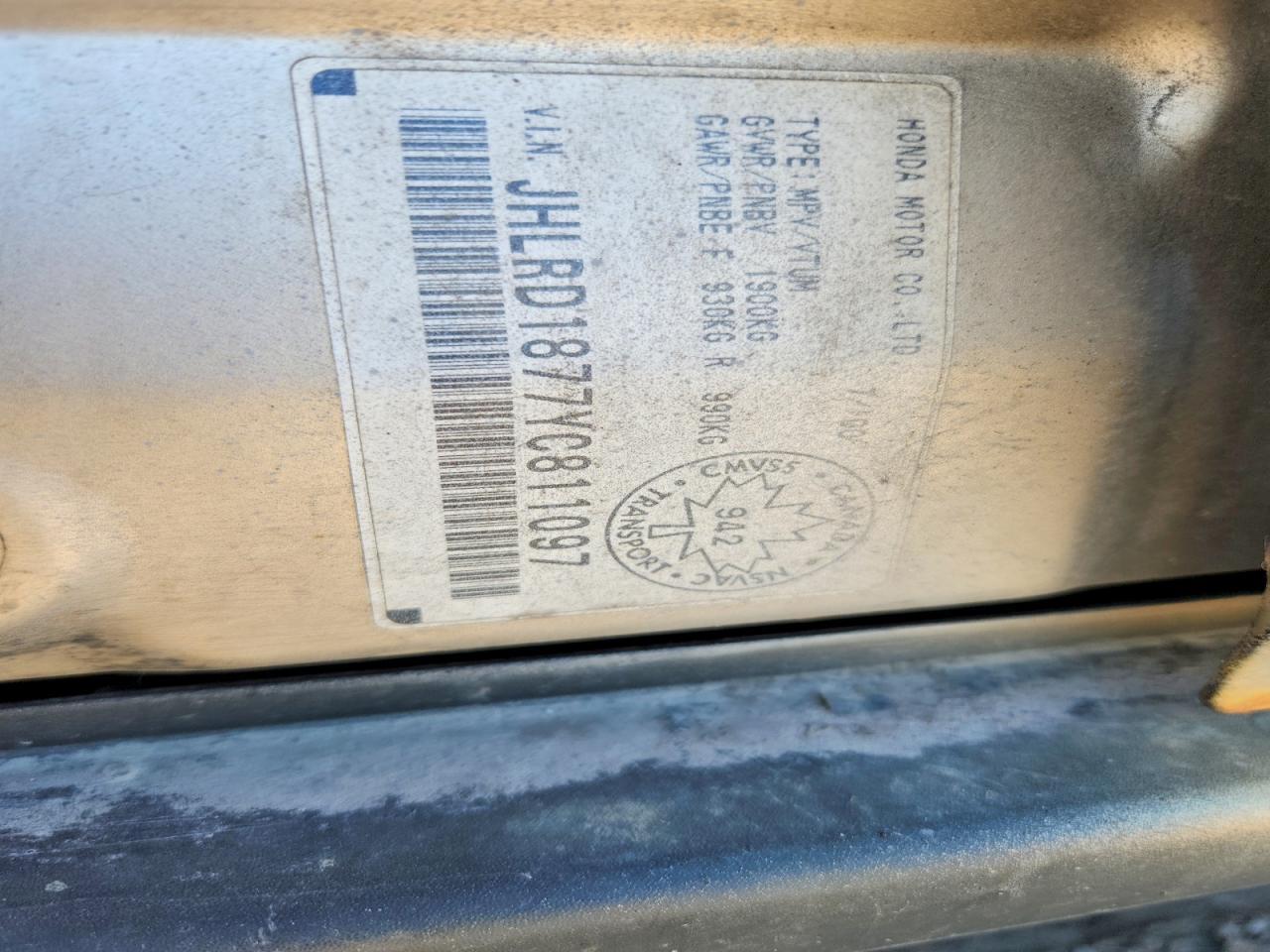 2000 HONDA CR-V