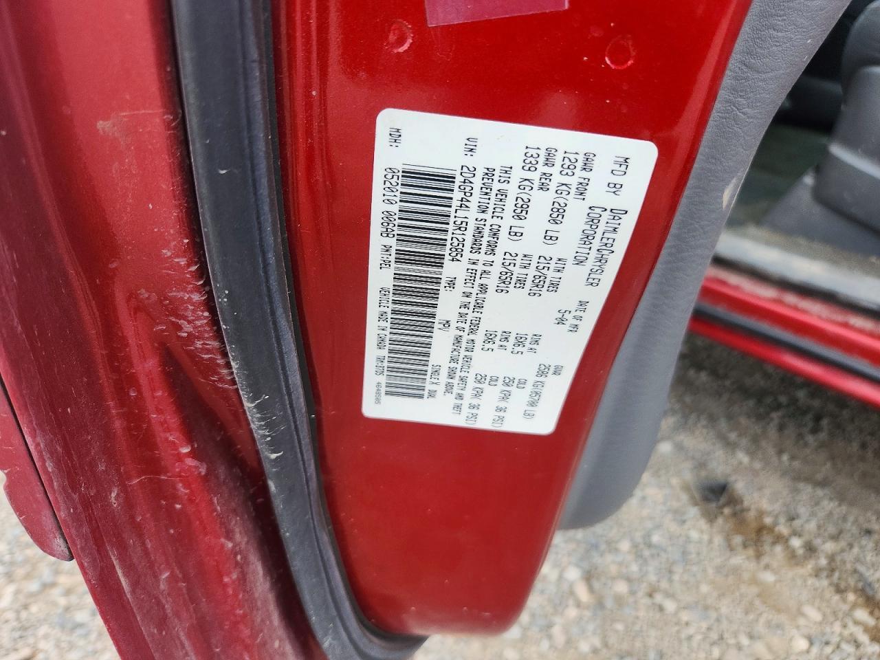 2005 DODGE GRAND CARAVAN