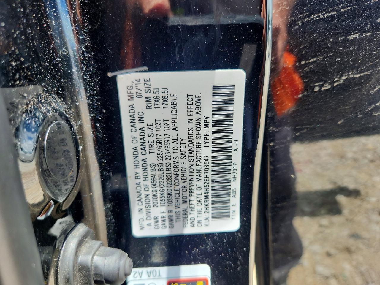 2014 HONDA CR-V