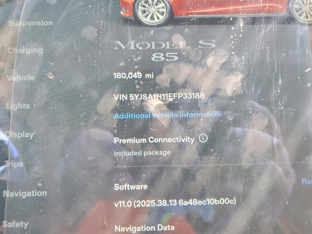 2014 TESLA MODEL S
