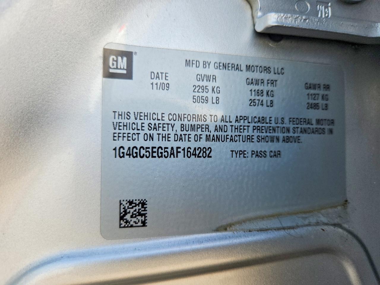 2010 BUICK LACROSSE
