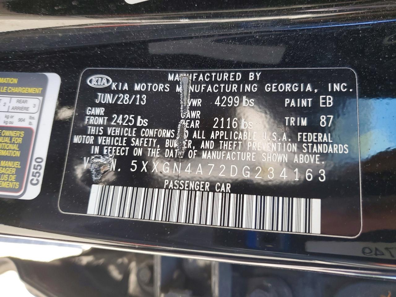 2013 KIA OPTIMA