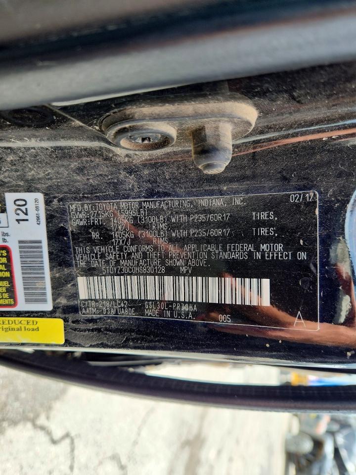 2017 TOYOTA SIENNA