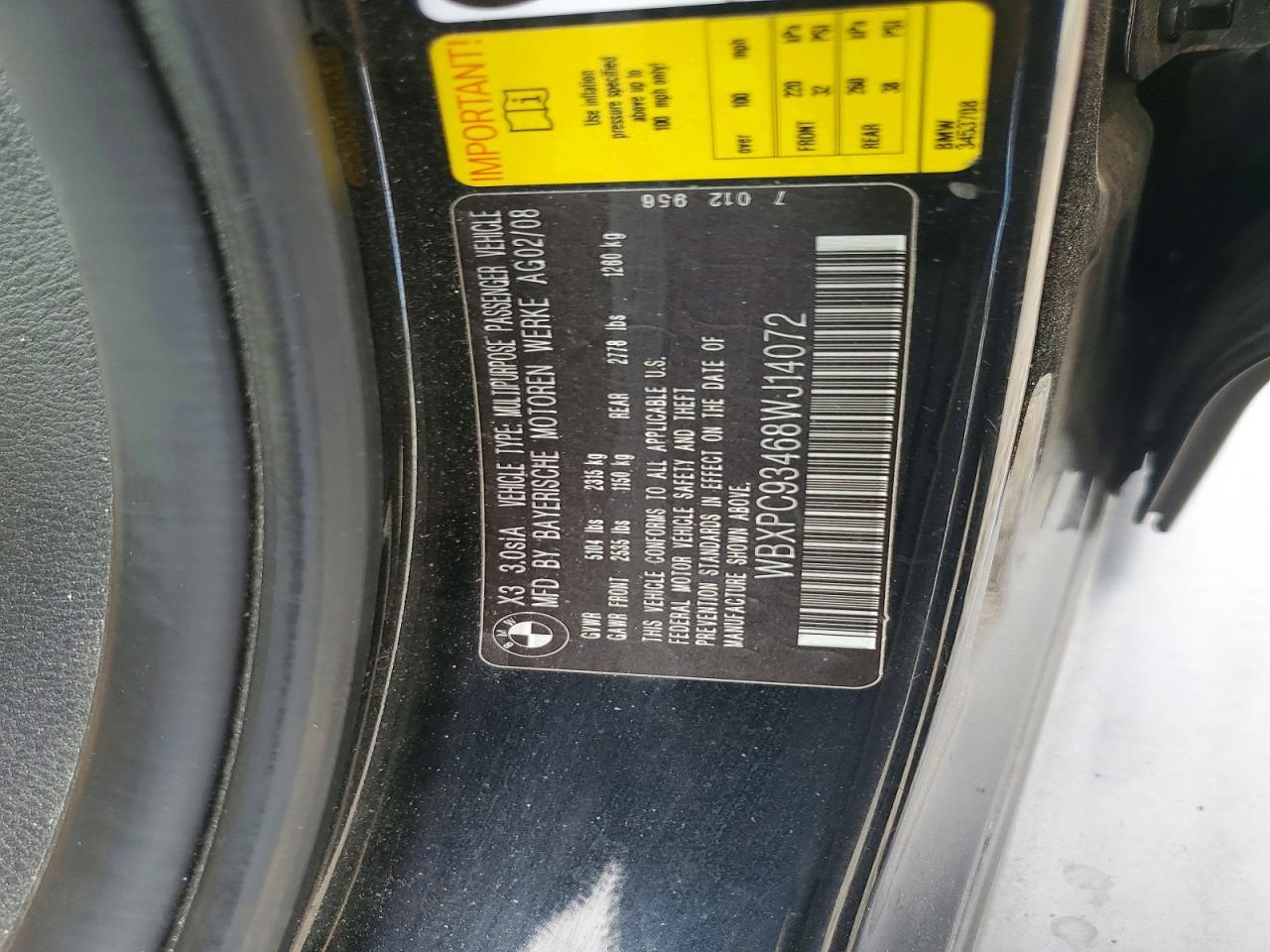 2008 BMW X3