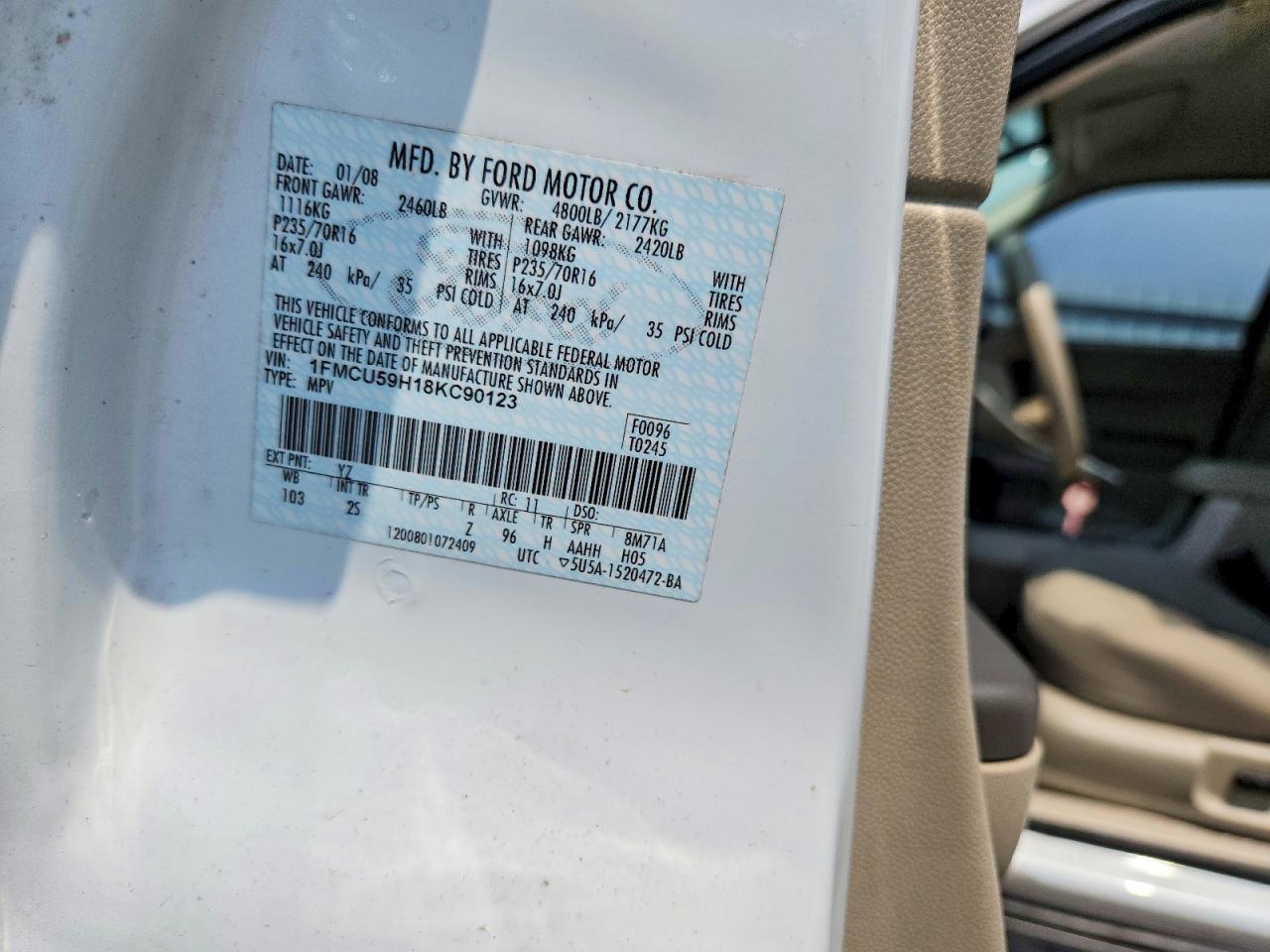 2008 FORD Escape Hybrid