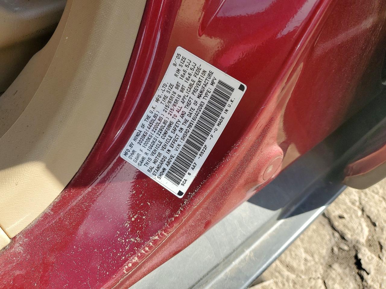 2006 HONDA CR-V
