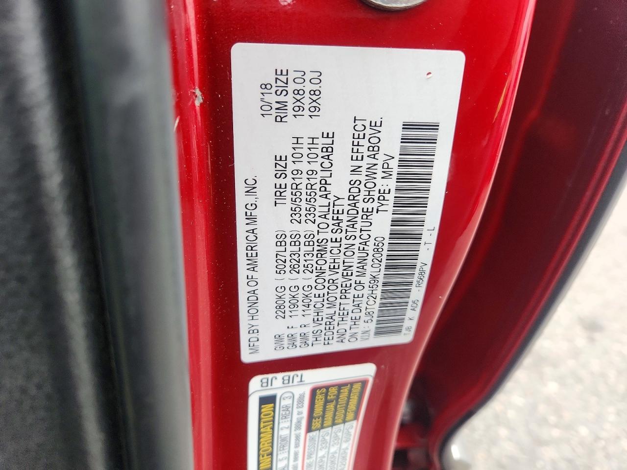 2019 ACURA RDX