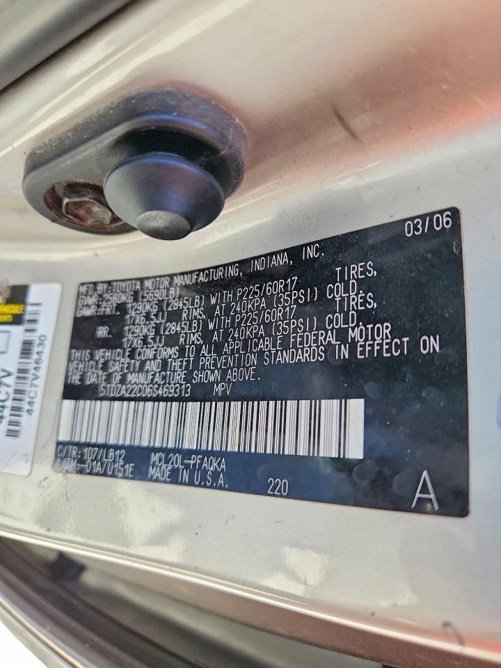 2006 TOYOTA SIENNA