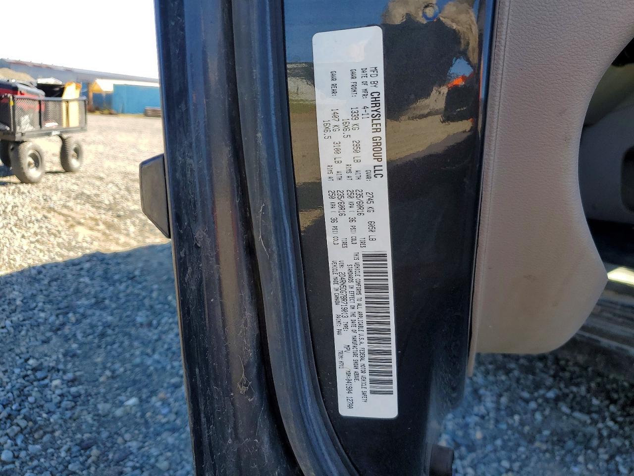 2011 DODGE GRAND CARAVAN
