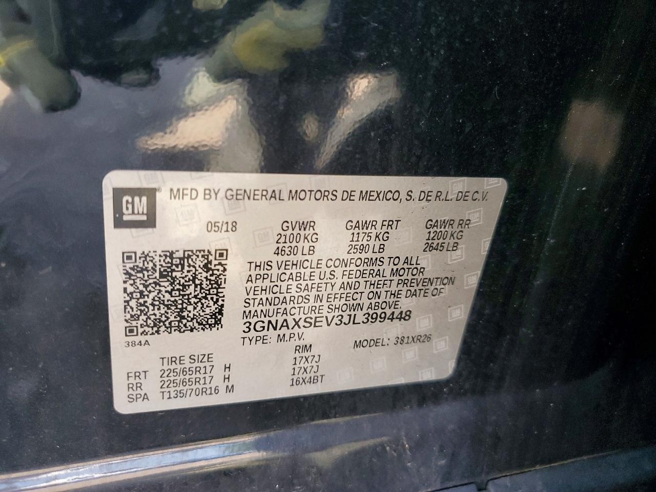 2018 CHEVROLET EQUINOX