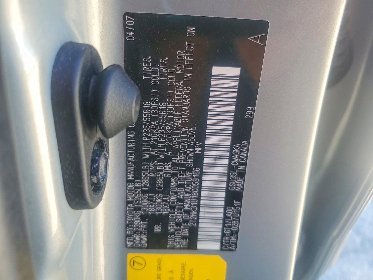2008 LEXUS RX 350