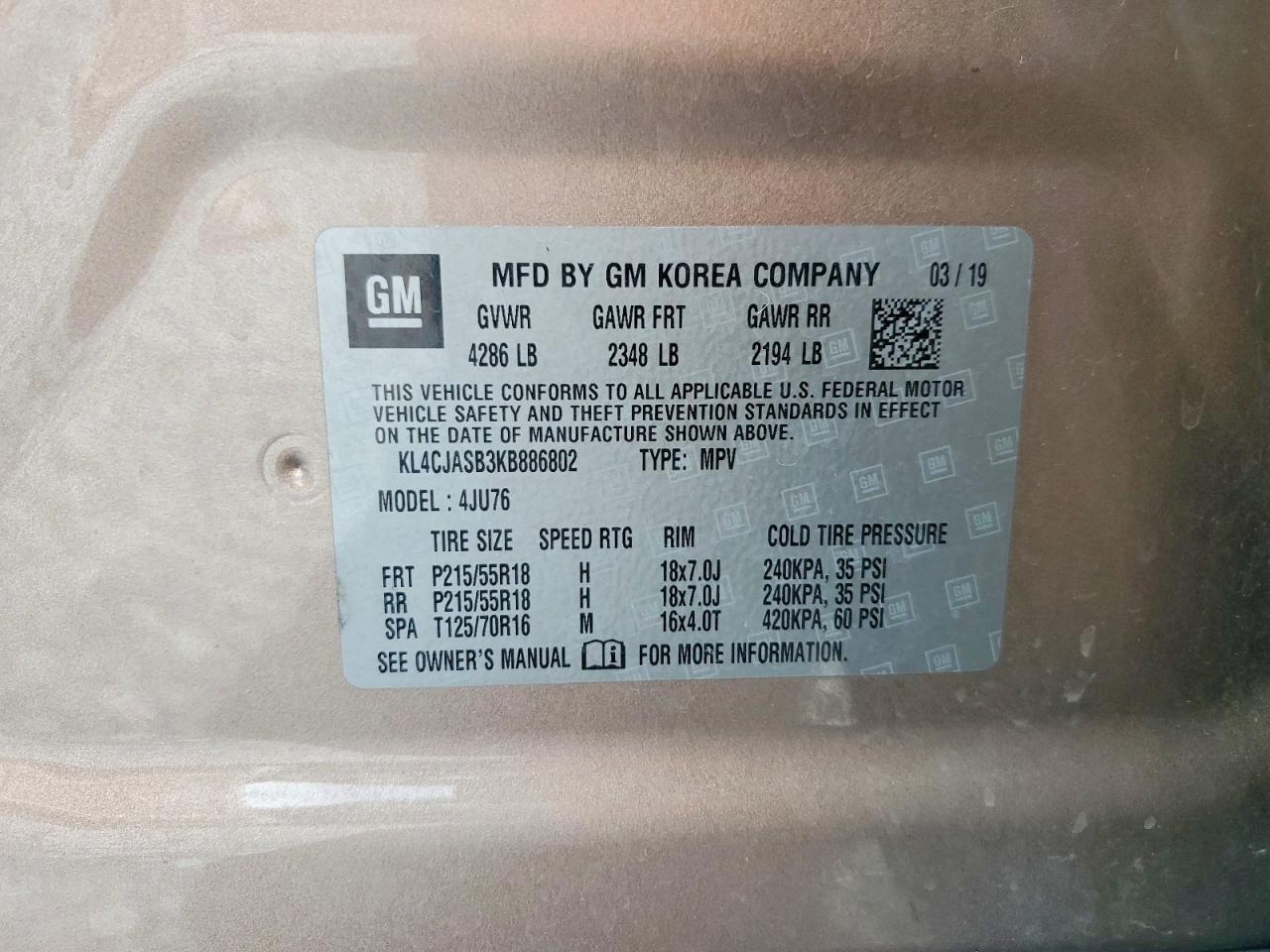 2019 BUICK ENCORE