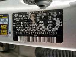 2013 KIA SORENTO