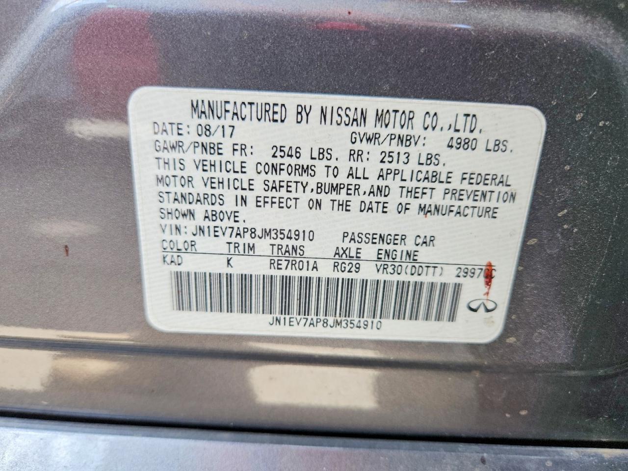 2018 INFINITI Q50