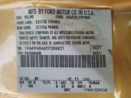 2000 FORD MUSTANG