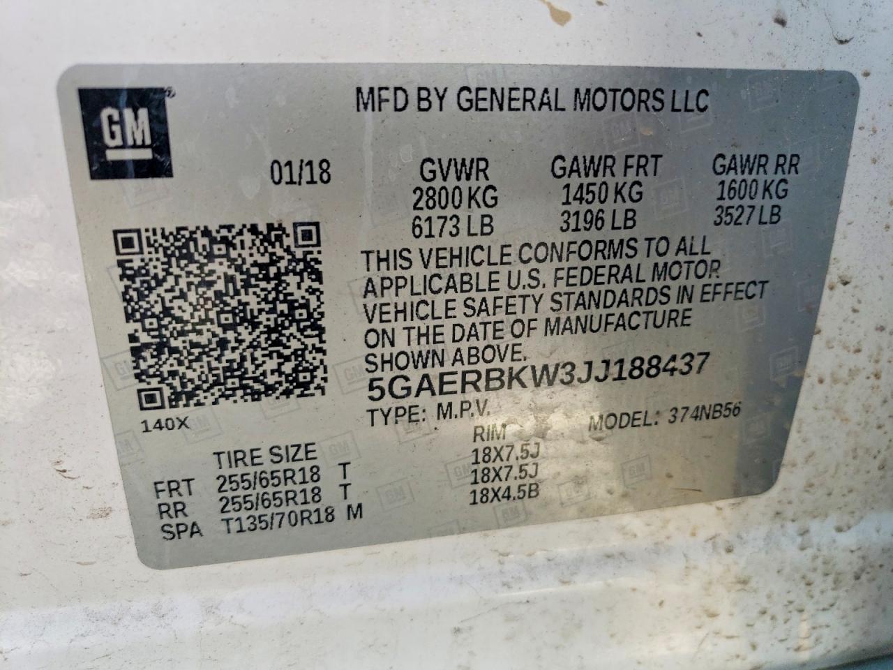 2018 BUICK ENCLAVE