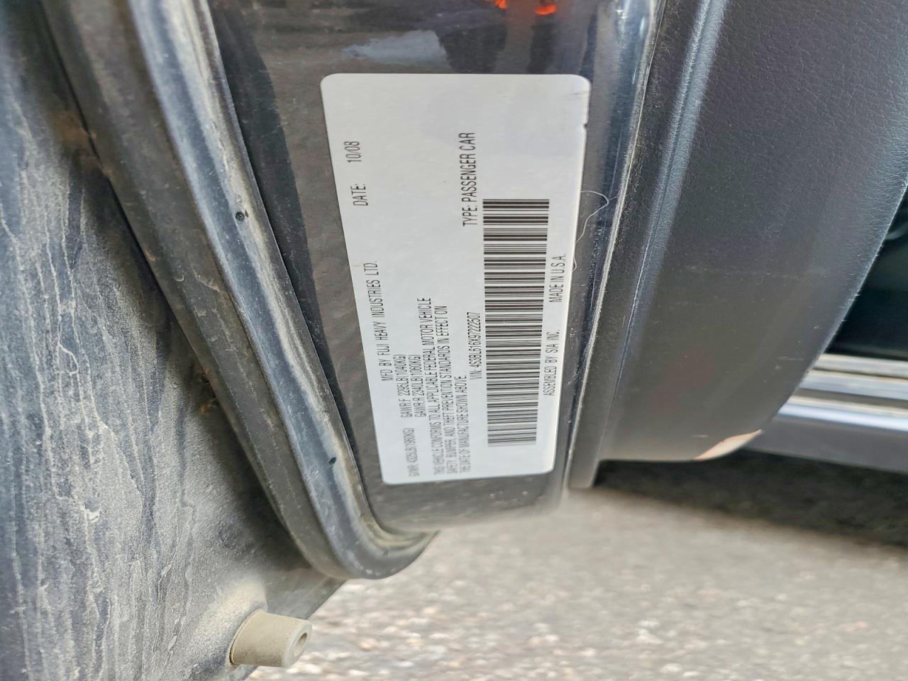 2009 SUBARU Legacy