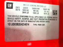 2014 CHEVROLET SONIC