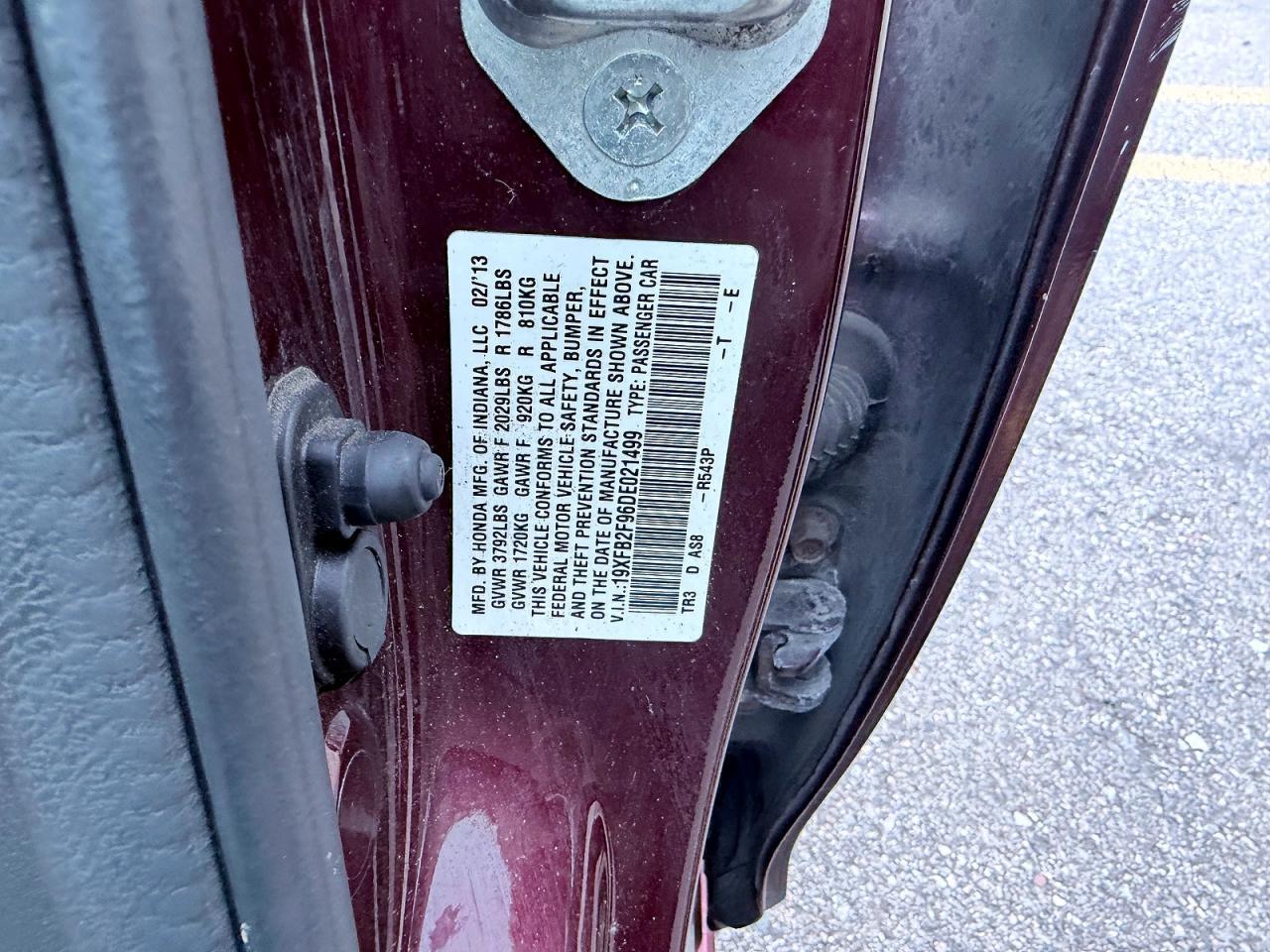 2013 HONDA CIVIC