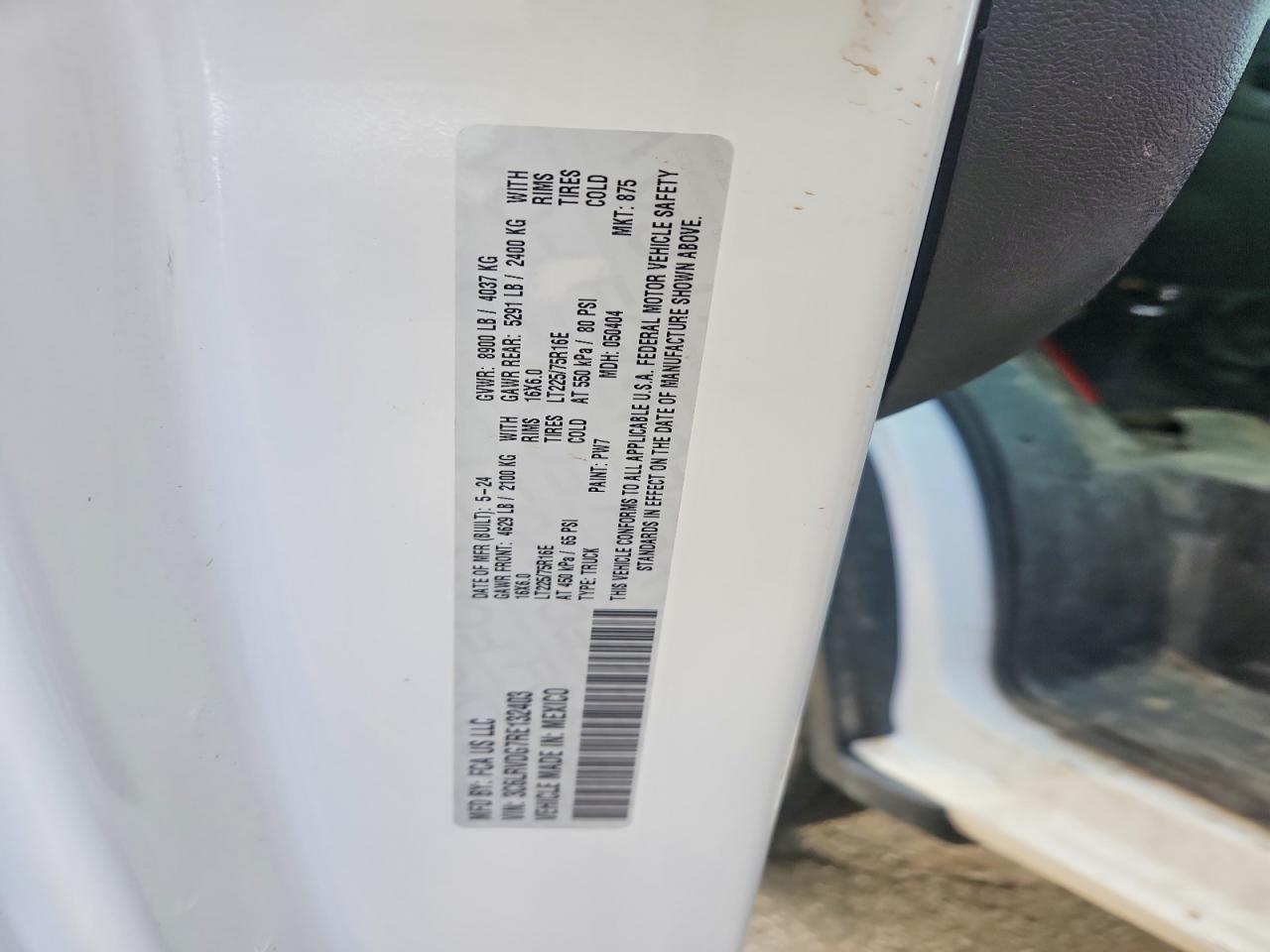 2024 RAM ProMaster 2500