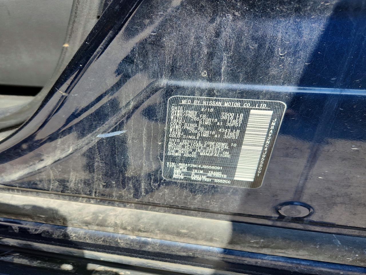 2018 NISSAN Armada