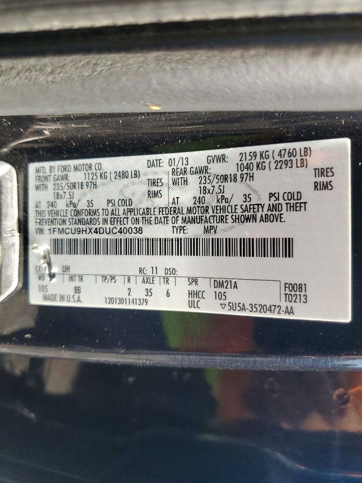 2013 FORD ESCAPE