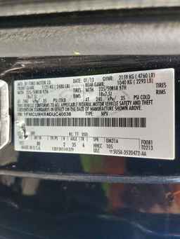 2013 FORD ESCAPE