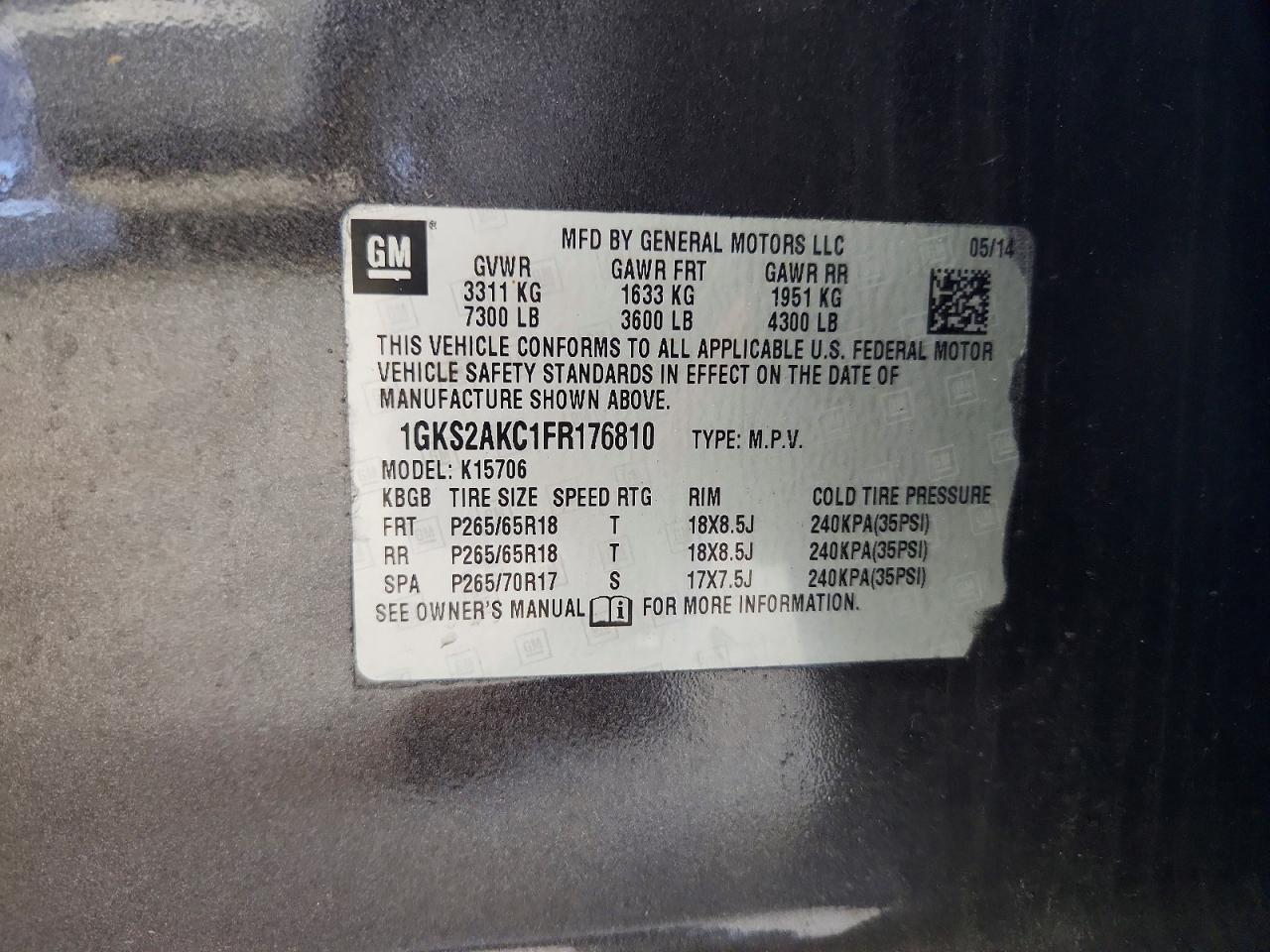 2015 GMC Yukon