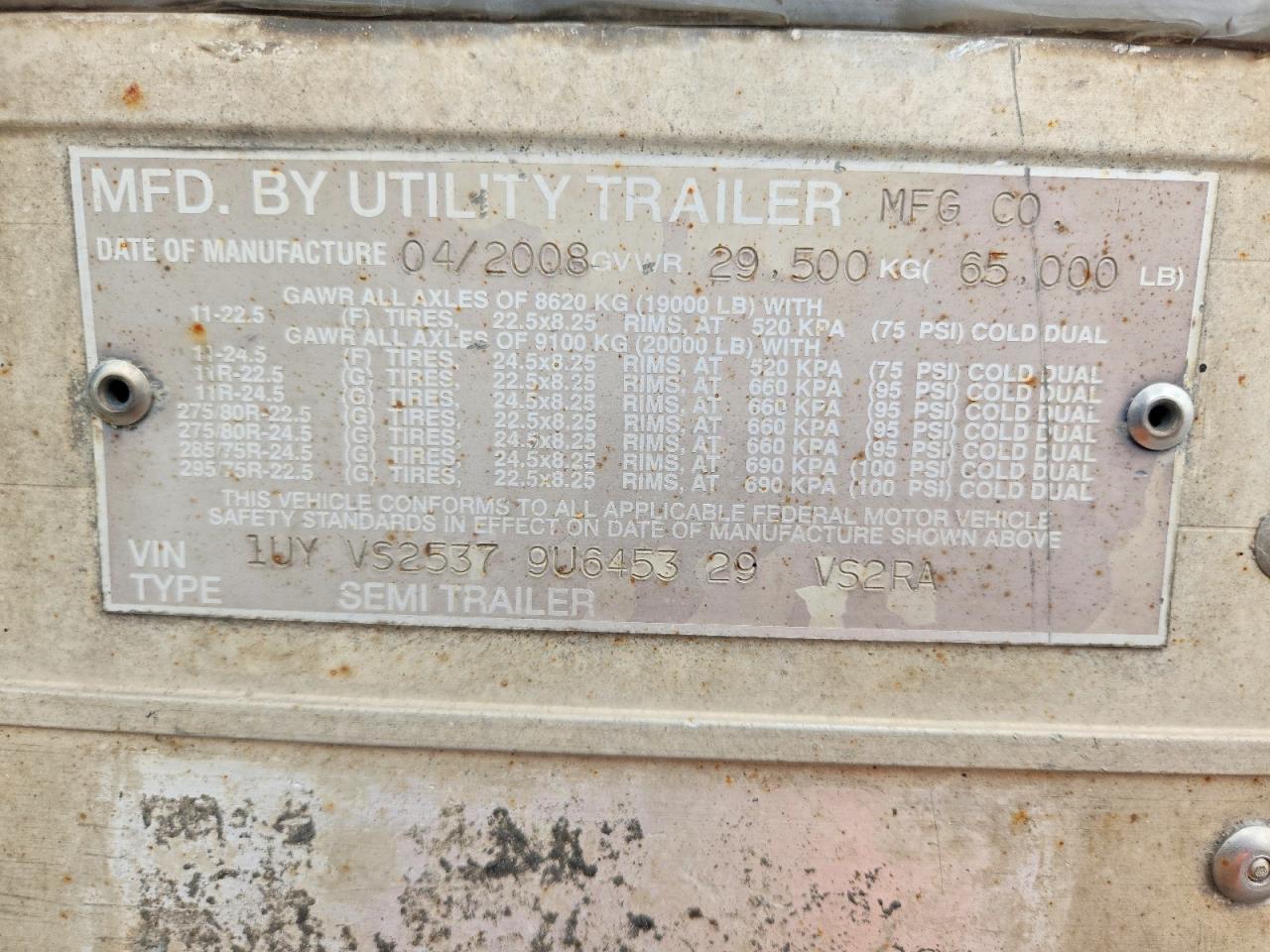 2009 UTILITY Vs2ra