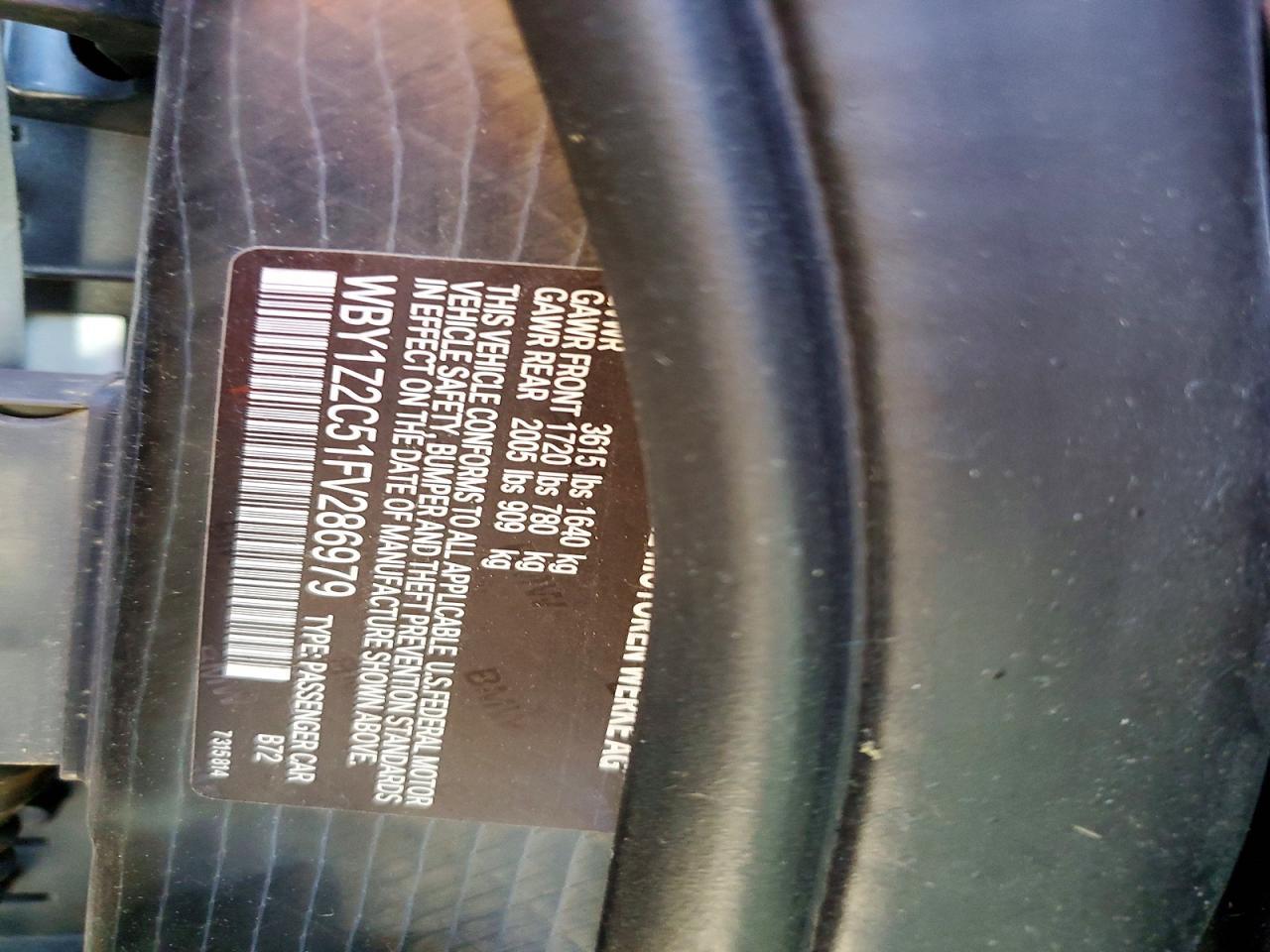 2015 BMW I3
