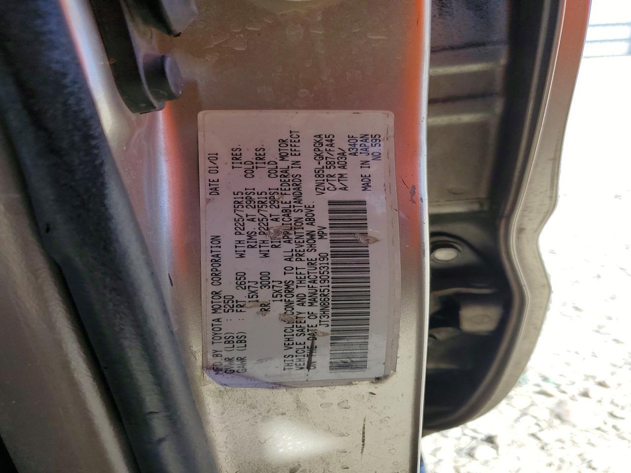 2001 TOYOTA 4Runner