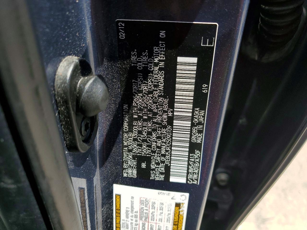 2012 TOYOTA 4Runner