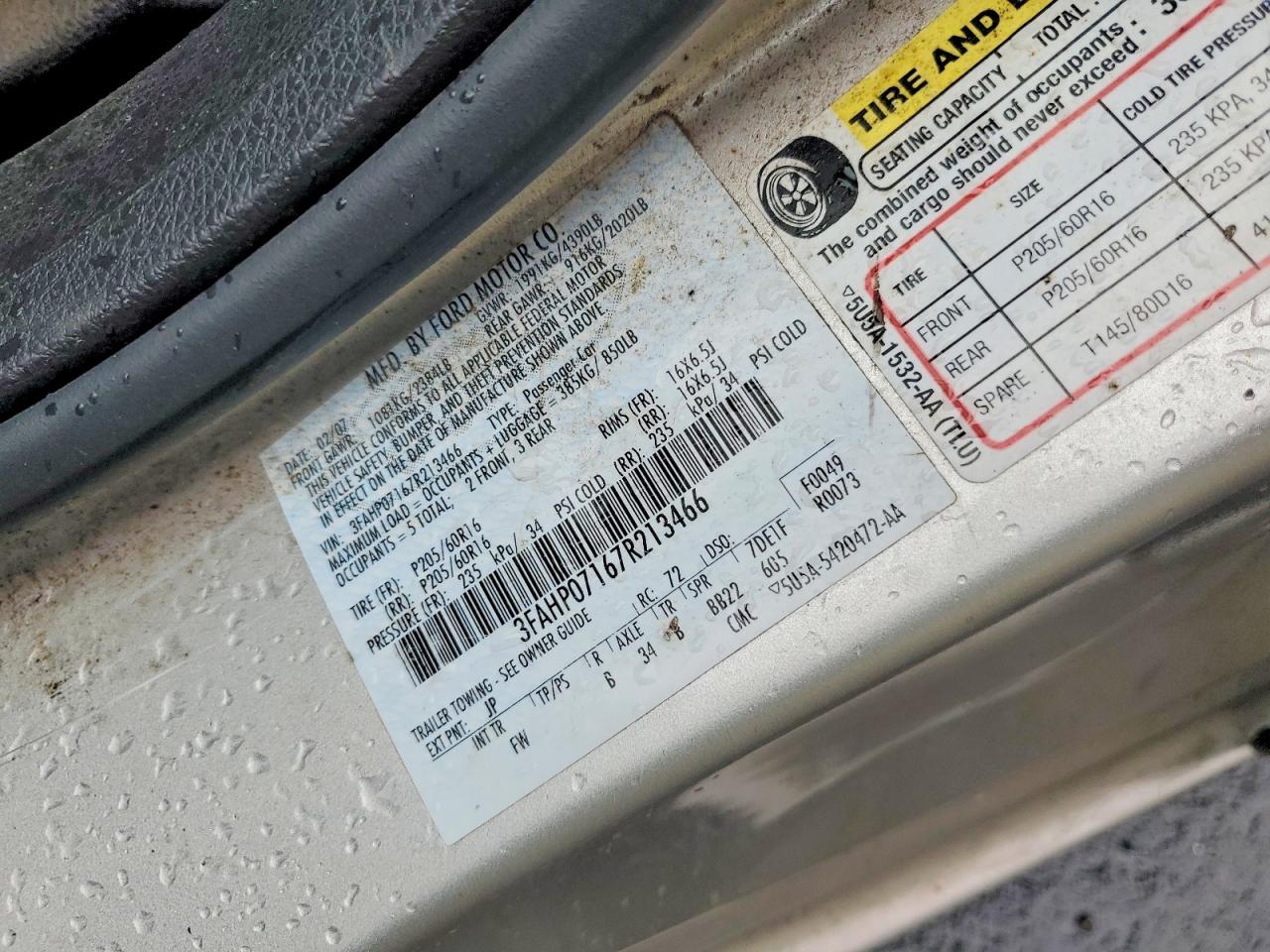 2007 FORD FUSION