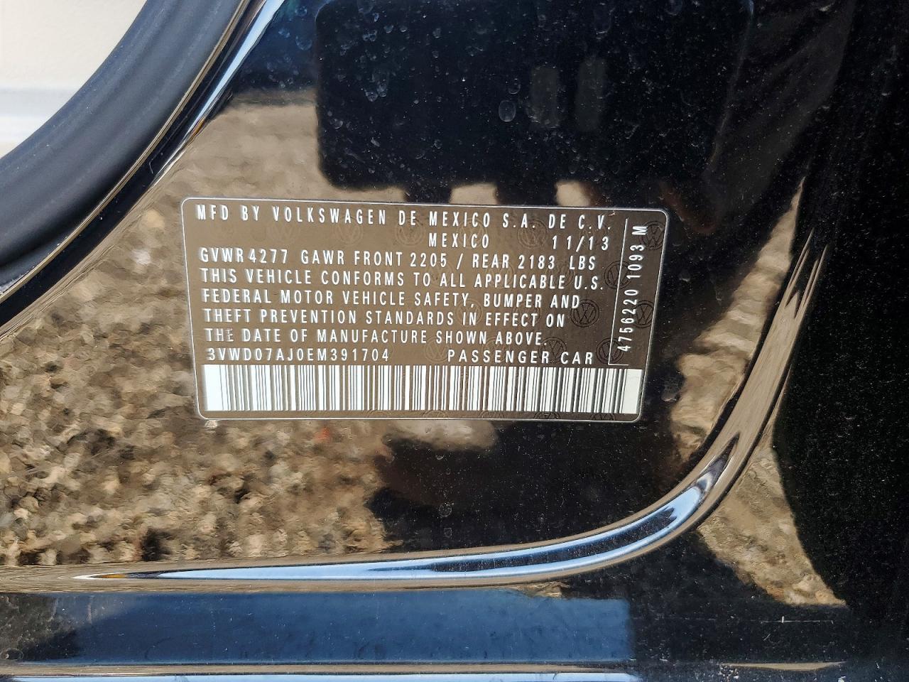 2014 VOLKSWAGEN JETTA