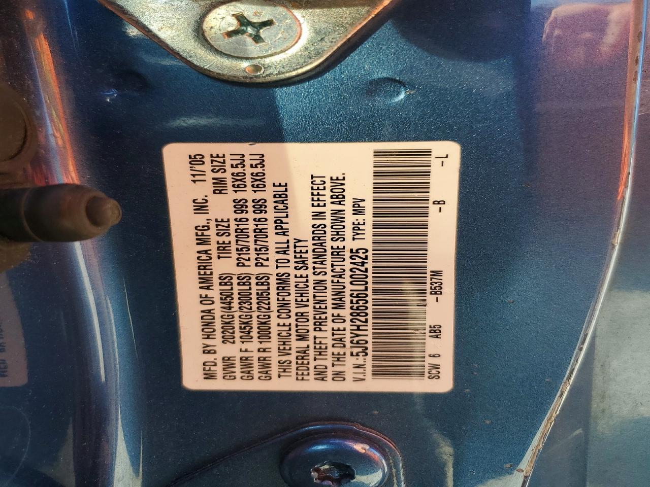 2006 HONDA Element