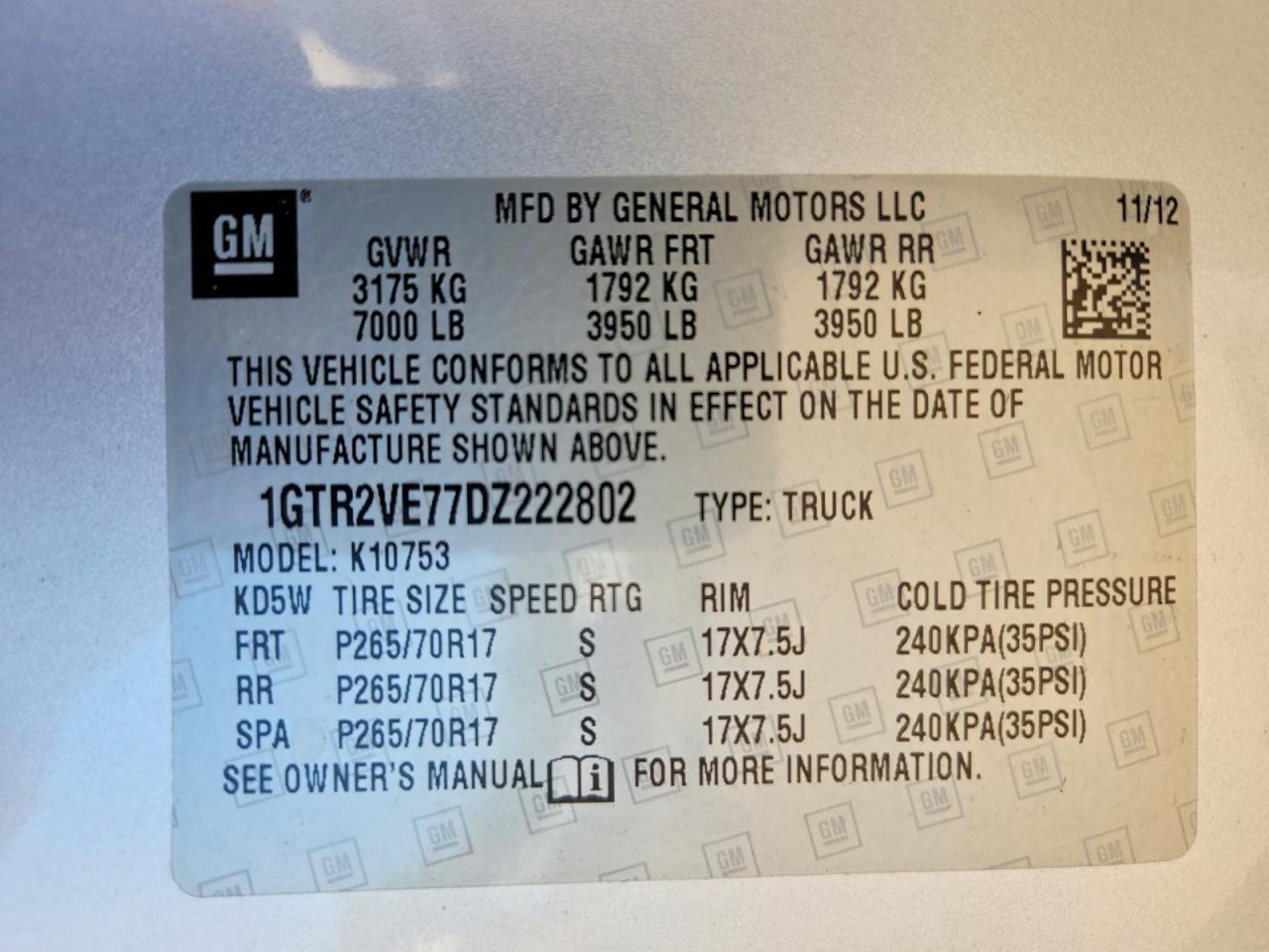 2013 GMC Sierra