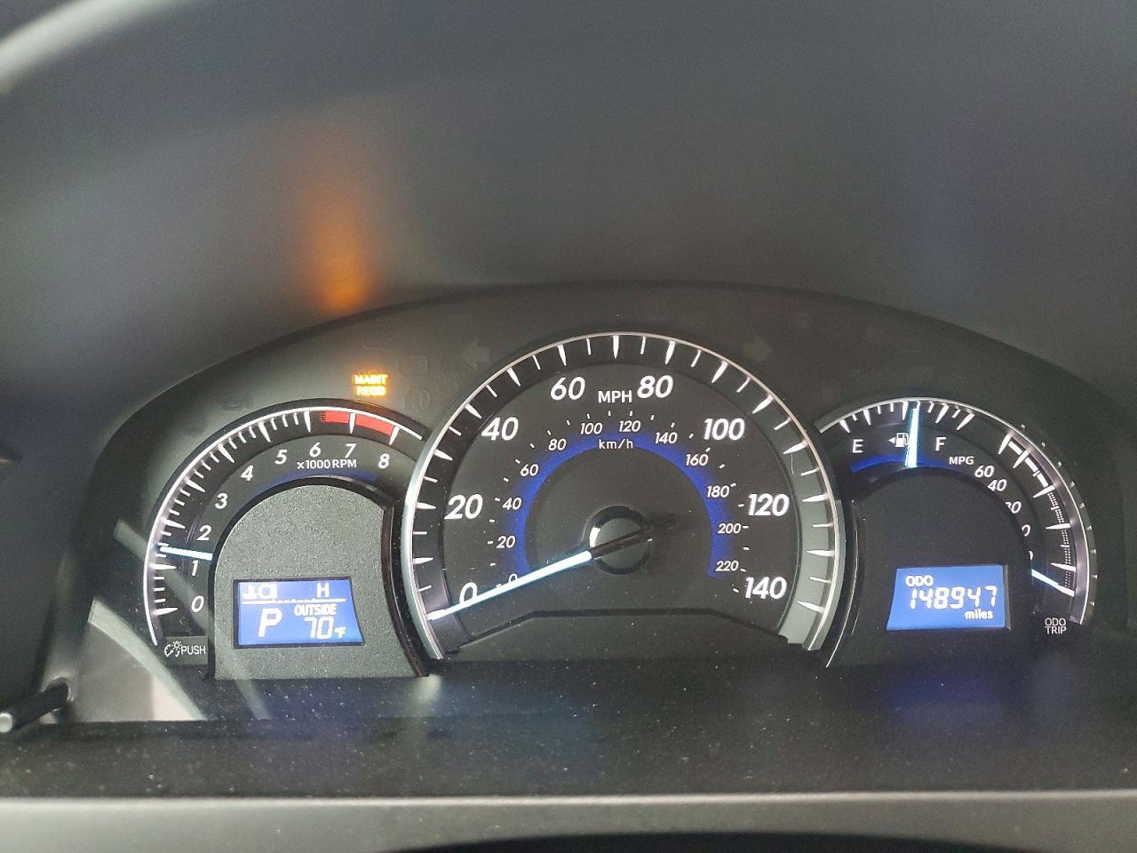 2012 TOYOTA CAMRY