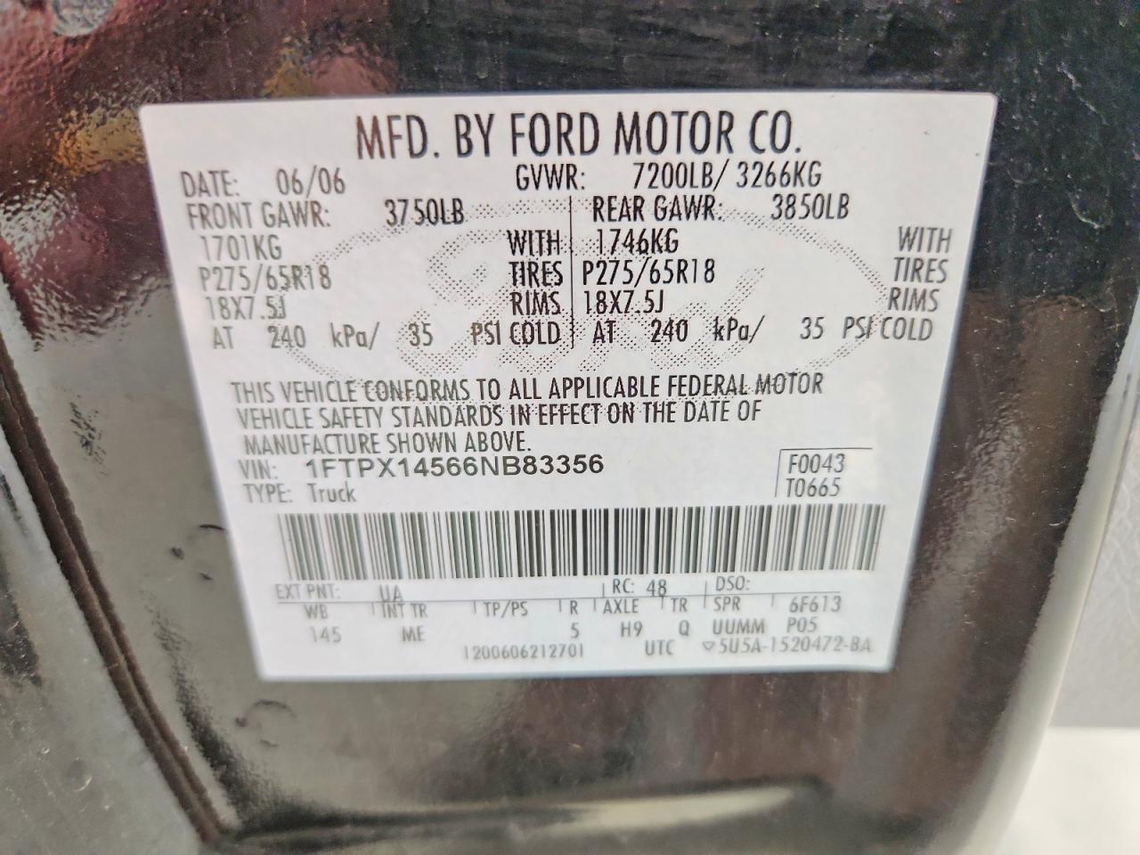 2006 FORD F-150 Lightning