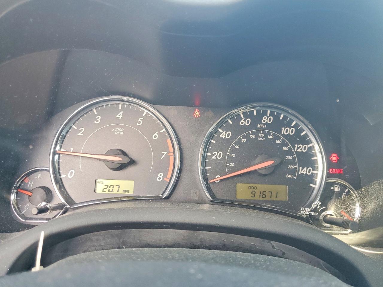2012 TOYOTA COROLLA