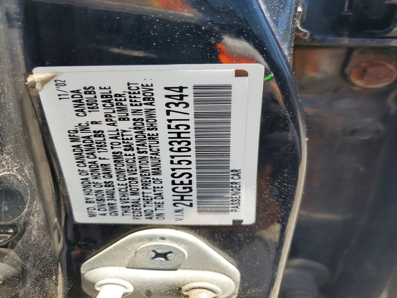 2003 HONDA CIVIC