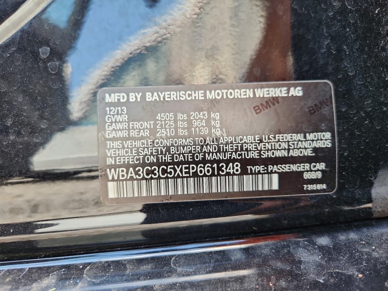 2014 BMW 3 SERIES